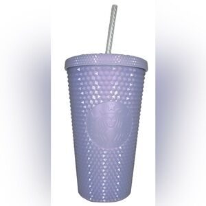 Starbucks Holiday Icy Lilac Bling Studded Tumbler 2021